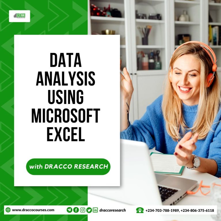 Data Analysis using Microsoft Excel